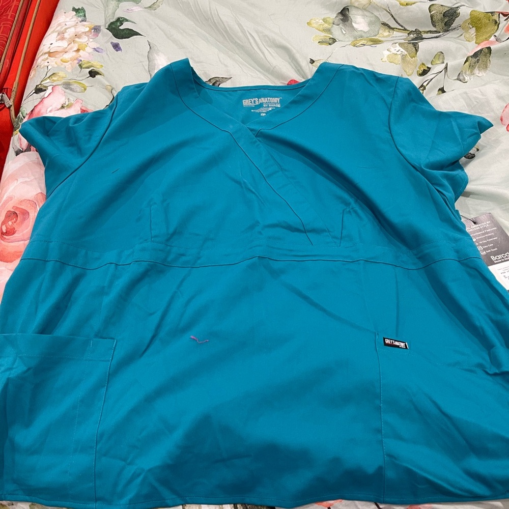 Greys anatomy Women's scub top 5x nwt